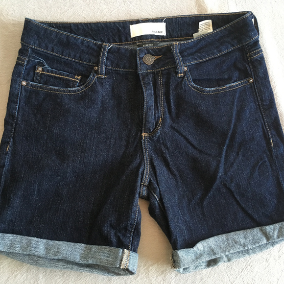Garage - Dark Denim Shorts - Picture 1 of 2